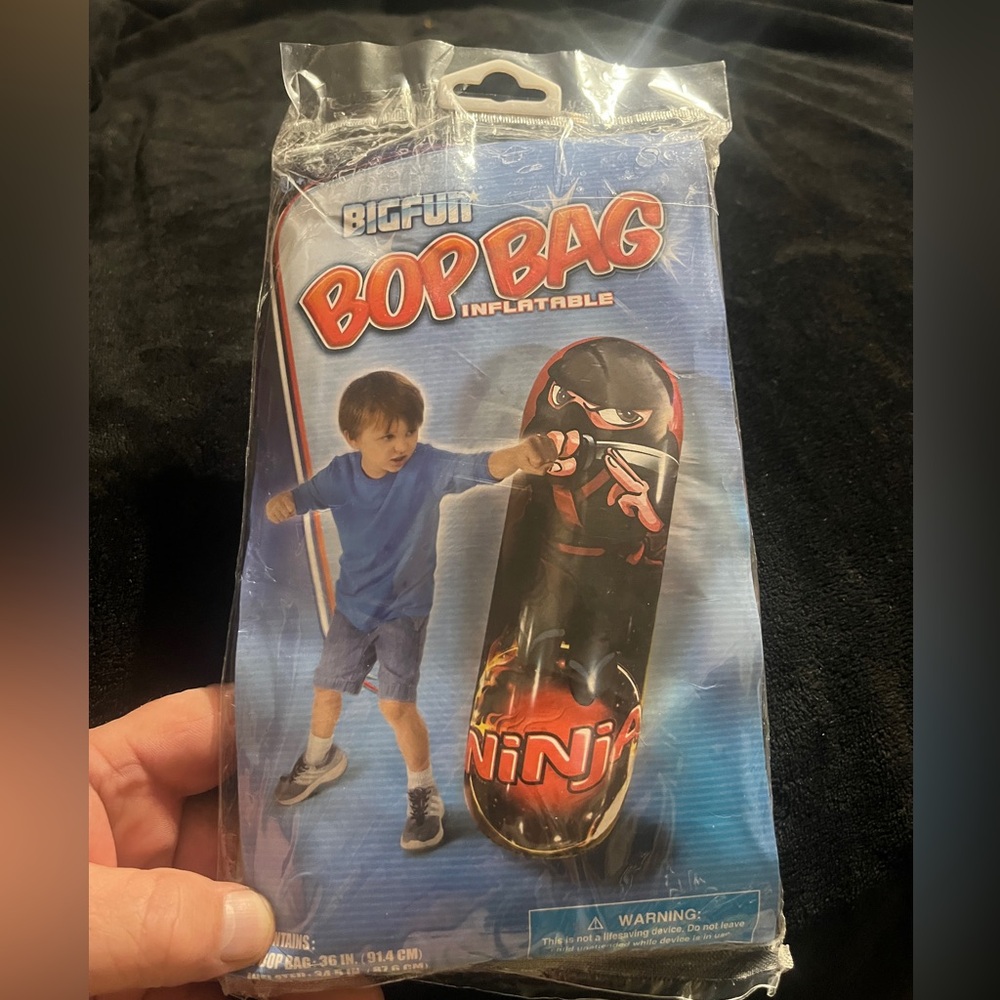 Big Fun Bop Bag Ninja Inflatable 36” . New